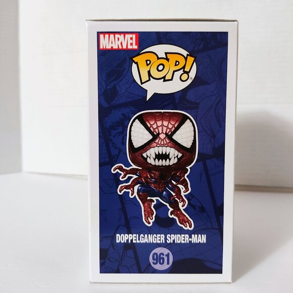 Funko Pop! - Doppelganger Spider-Man #961 - Metallic (2021 L.A. Comic Con) - Picture 4 of 6